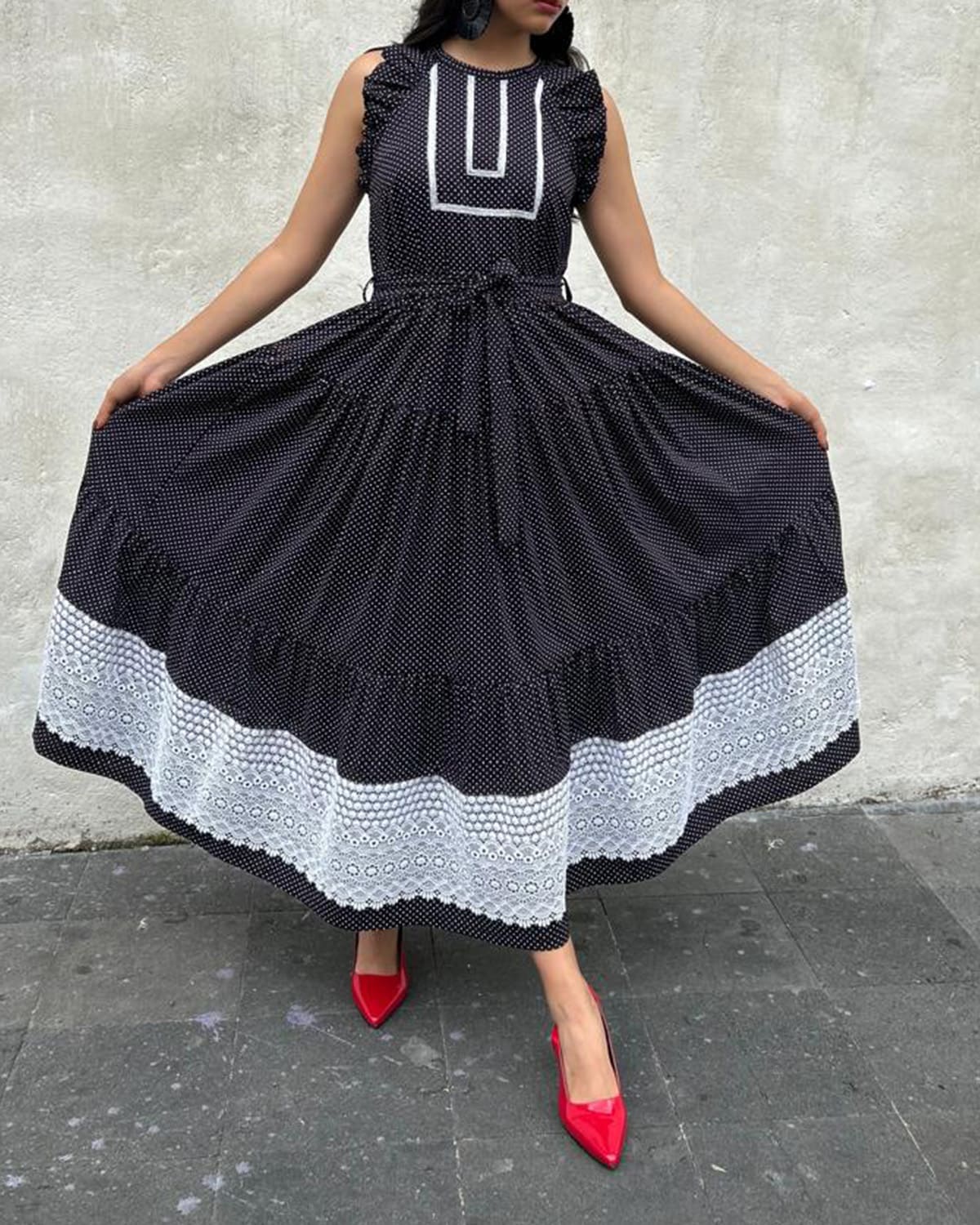 Vestido Dalia Roja