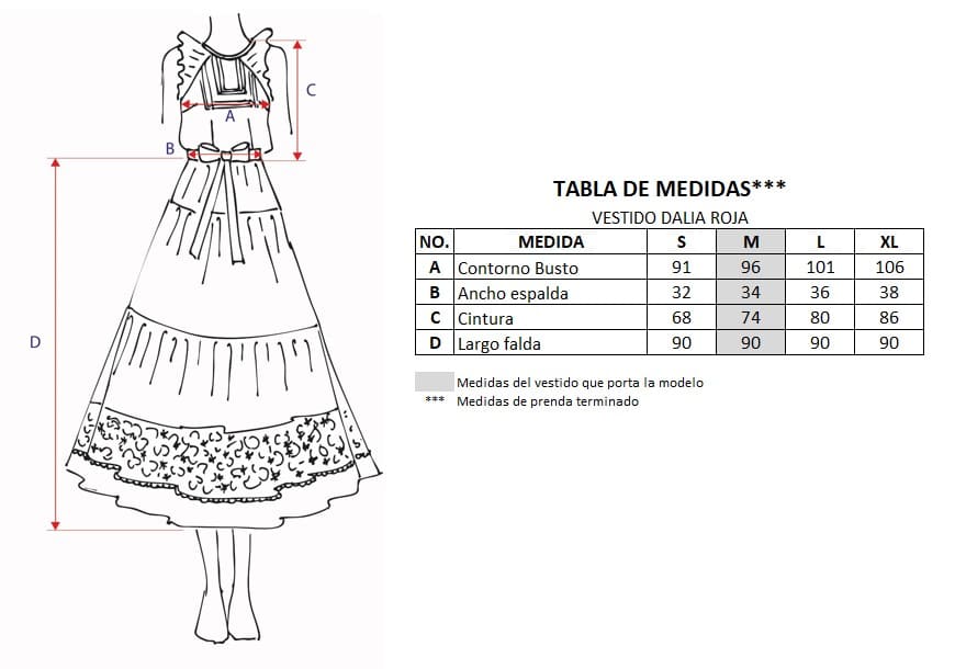 Vestido Dalia Roja - Image 6