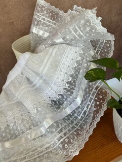 Olán Istmeño de organdí y organza