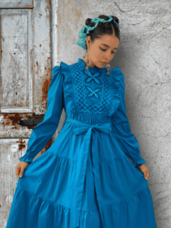 Vestido Azul Cerúleo